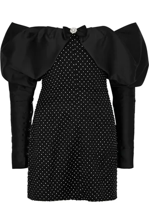 NAFSIKA SKOURTI Opera Embellished Satin Mini Dress - - 10