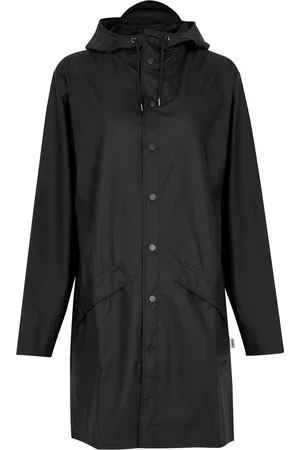 Rains Hooded Rubberised Jacket - - L