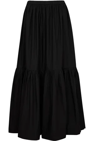 Ganni Cotton-poplin Maxi Skirt - - 10