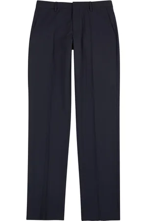 HUGO BOSS Slim-leg Stretch-wool Trousers - - 46