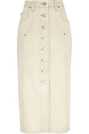 Isabel Marant Isabel Marant étoile Vandy Denim Midi Skirt - - 12