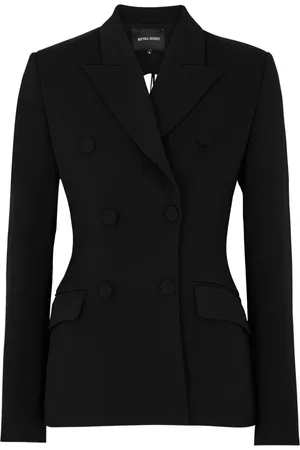 NAFSIKA SKOURTI Intricate Embellished Open-back Fringed Blazer - - 10
