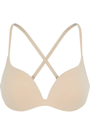 M&S Womens Flexifit™ Lace Wired Push-Up Bra A-E - 32B - White