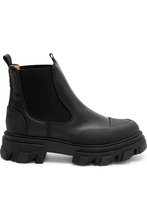 Ganni Womens Faux Leather Ankle Boots UK8 - 41 (IT41/ UK8)