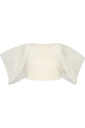 NAFSIKA SKOURTI Renaissance Organza top - - 6 (UK6 /xs)
