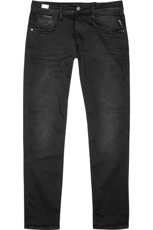 Replay Anbass Hyperflex Clouds Slim-leg Jeans - - W28/L32