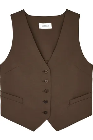 MATTEAU Wool-blend Waistcoat - - 2 (UK 8 / S)