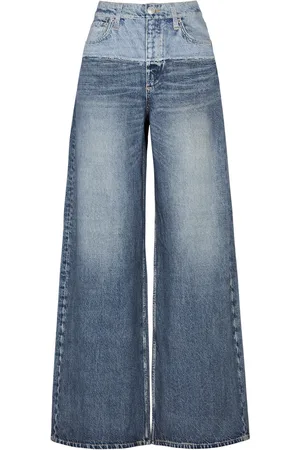 RAG&BONE Miramar Sofie Printed Chambray Trousers - - 24 (W24 / UK6 /xs)