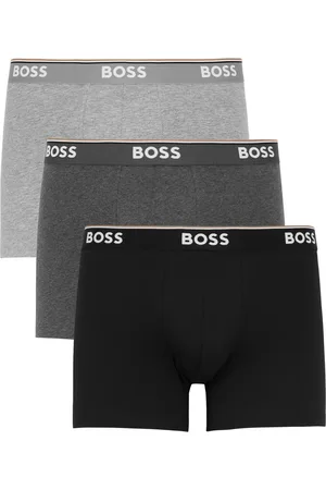 HUGO BOSS Stretch-cotton Boxer Briefs - set of Three - - L