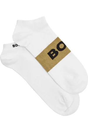 HUGO BOSS Logo-intarsia Cotton-blend Socks - set of two - - 39 42 (IT39-42)