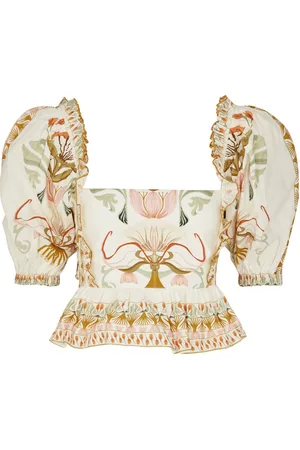 LUG VON SIGA Daphne Printed Cotton top - - 38 (UK10 / S)