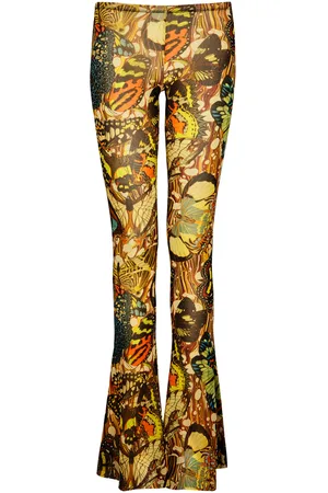 Jean Paul Gaultier Papillon Printed Tulle Trousers - - S (UK8-10 / S)