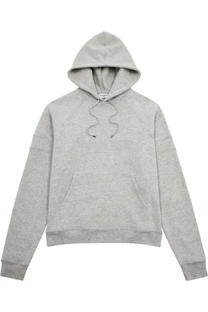 Saint Laurent Logo Hooded Cotton-blend Sweatshirt - - M