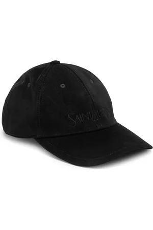 Saint Laurent Logo-embroidered Corduroy cap - - 57 (S)