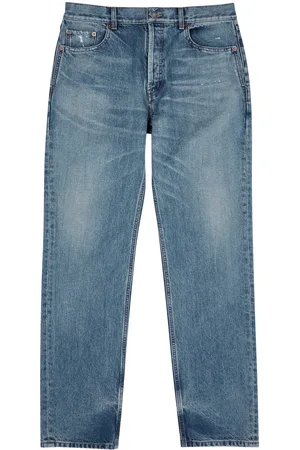 Saint Laurent Distressed Straight-leg Jeans - - 32 (W32 / M)