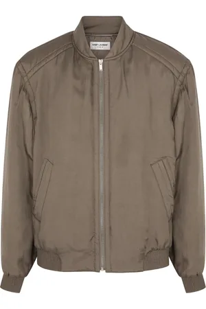 Saint Laurent Teddy Washed Satin Bomber Jacket - - 52 (IT52 /xl)