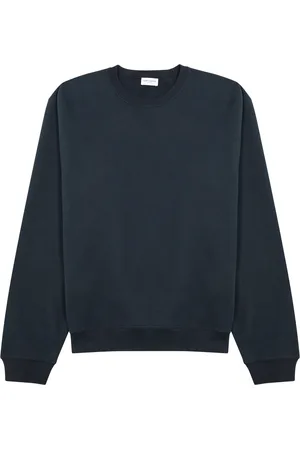 Saint Laurent Logo-embroidered Cotton Sweatshirt - - M