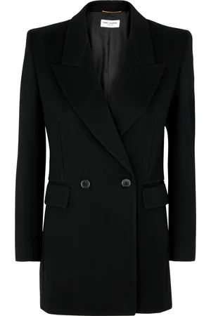 Saint Laurent Double-breasted Wool Blazer - - 10