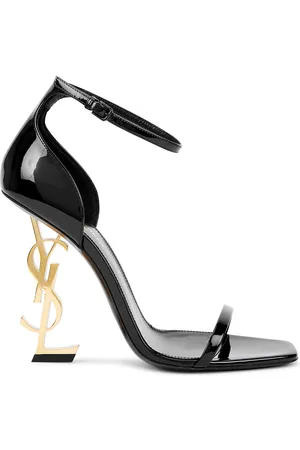 Saint Laurent Opyum 110 Logo Patent Leather Sandals - - 8