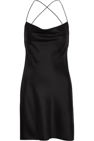 Saint Laurent Silk-satin Mini Slip Dress - - 10