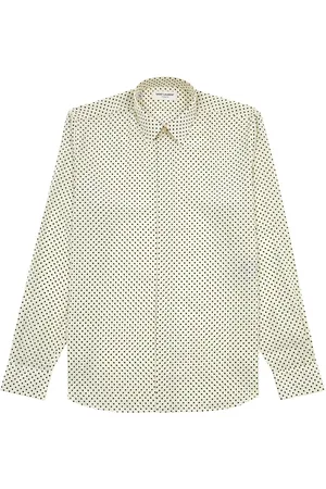 Saint Laurent Polka-dot Printed Silk Shirt - - 39 (IT50 / L)