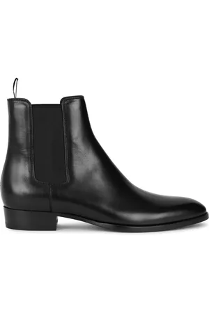 Saint Laurent Wyatt 30 Leather Chelsea Boots - - 8