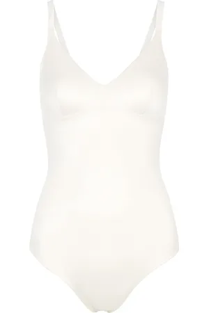 Spanx Shaping Satin Thong Bodysuit - - XL