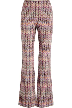 Missoni Zigzag Sequin-embellished Cotton-blend Trousers - - IT44 (UK12 / M)