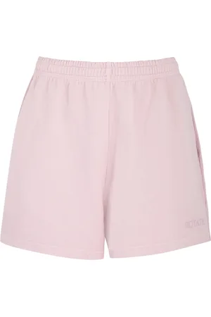 ROTATE Logo-embroidered Cotton Shorts - - XS (UK6 / XS) - XS (UK6 /xs)