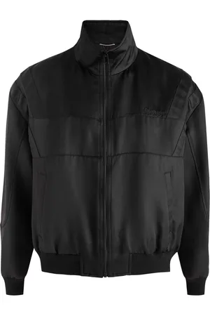 Saint Laurent Teddy Panelled Satin Bomber Jacket - - 50 (IT50 / L)
