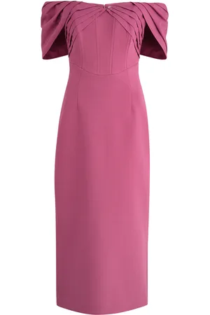 Rebecca Vallance Anais Off-the-shoulder Crepe Midi Dress - - 12 (UK12 / M)