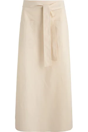 Totême Cotton-poplin Midi Skirt - - 38 (UK10 / S)