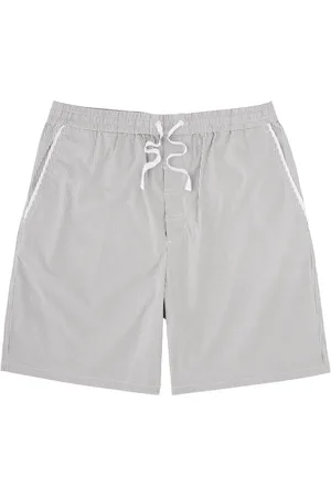 RAG&BONE Irving Striped Stretch-cotton Shorts - - S
