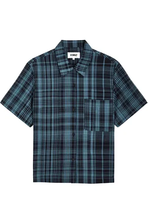 YMC Vegan Checked Cotton Shirt - - XS (UK6 /xs)
