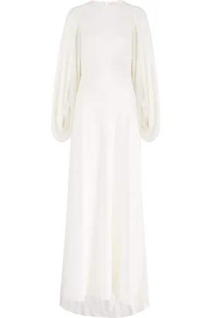Roksanda Kami Cape-effect Silk-satin Gown - - 10 (UK10 / S)