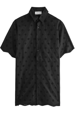 MATTEAU Broderie Anglaise Cotton Mini Shirt Dress - - 3 (UK 10 / M)
