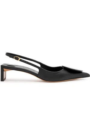 Jacquemus Les Slingbacks Duelo Leather Pumps