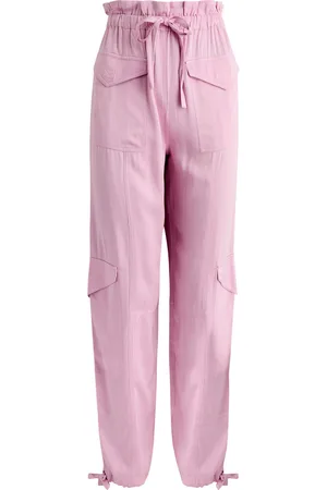 Ganni Satin Cargo Trousers - - 34 (UK6 / XS) - 34 (UK6 /xs)