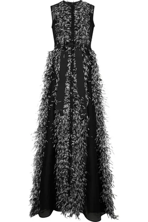 HUISHAN ZHANG Beau Embellished Silk-organza Gown - - 18 (UK18 /xxl)