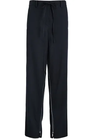 Helmut Lang Wide-leg Cotton-blend Trousers - - L (UK14 / L)