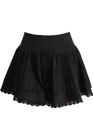 Alaïa Crinoline Ribbed-knit Shorts - - 40 (UK12 / M)