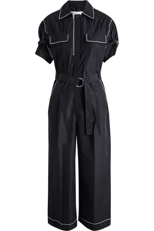 3.1 Phillip Lim Belted Cotton-blend Jumpsuit - - 6 (UK10 / S)