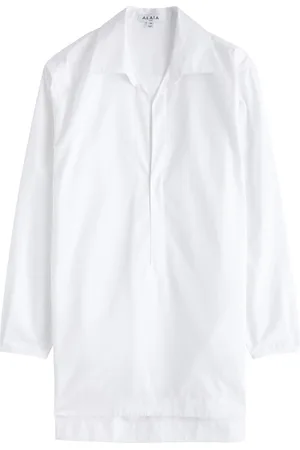 Alaïa Cotton-poplin Mini Tunic Dress - - 40 (UK12 / M)