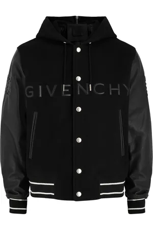 Givenchy Logo Hooded Wool-blend Varsity Jacket - - 52 (IT52 / XL) - 52 (IT52 /xl)