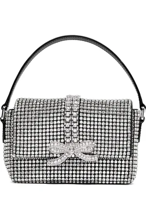 Self-Portrait Micro Crystal-embellished top Handle bag - - One Size