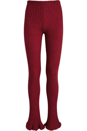 BLUMARINE Space-dyed Ribbed-knit Trousers - - S (UK8-10 / S)
