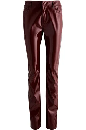 BLUMARINE Patent Faux Leather Trousers - - IT38 (UK6 / XS) - IT38 (UK6 /xs)