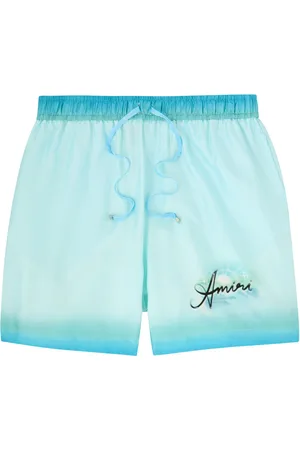 AMIRI Resort Club Printed Silk-satin Shorts - - M