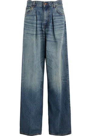 haikure Candy Distressed Wide-leg Jeans - - 28 (W28 / UK10 / S)