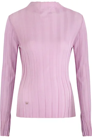PH5 Indigo Sheer Ribbed-knit top - - S (UK8-10 / S)